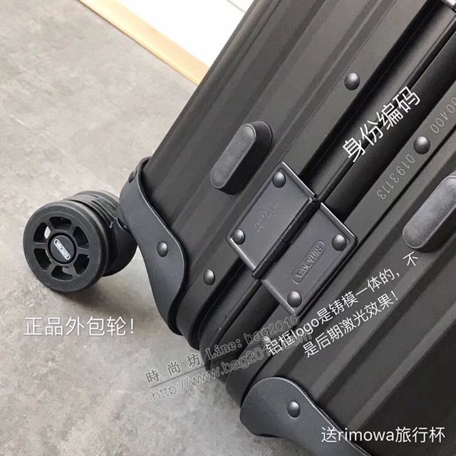 Rimowa拉杆箱 66638 蒙口Moncler Rimowa Topas Stealth”系列 全鋁鎂合金 日默瓦拉箱 行李箱xzx1030